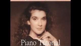 Celine Dion - Je Danse Dans Ma Tete Piano Tutorial