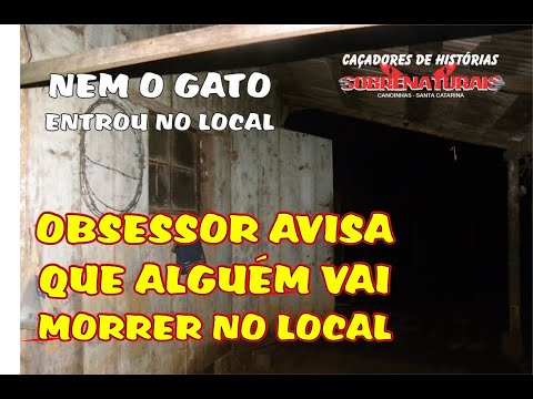 OBSESSOR AMEAÇA MEMBRO DA EQUIPE DE MORTE - NEM O GATO ENTROU NO LOCAL.