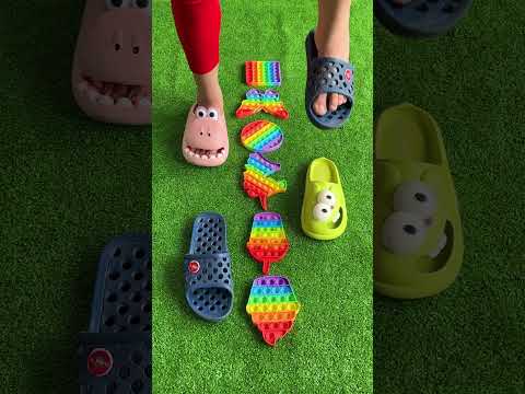 Frog sandals 🐸 Dinosaur sandals 🦕 excellent video #viral #shorts #trending
