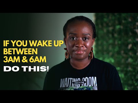 If God wakes you up BETWEEN 3AM & 6AM, DO THIS.