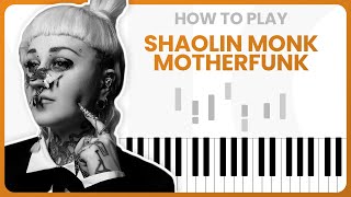 How To Play Shaolin Monk Motherfunk By Hiatus Kaiyote On Piano - Piano Tutorial (PART 1)