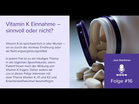 016 Vitamin K-Einnahme sinnvoll oder nicht ?