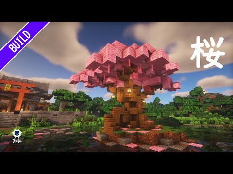 How to Build a Cherry Blossom Tree in Minecraft