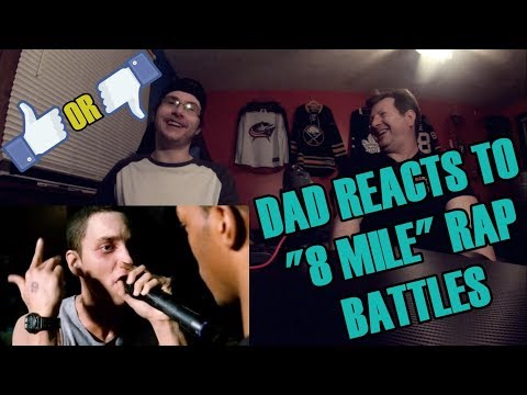 METALHEAD DAD REACTS TO "8 MILE" - ENDING RAP BATTLES!!!