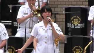 自衛隊の歌姫 三宅由佳莉 「Let　it　go」 を歌う 【2014.9.10】 Japan Maritime Self-Defense Force Musicians playing.