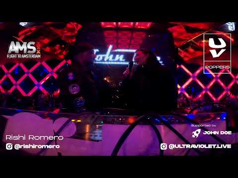 Rishi Romero | Flight To Amsterdam | Ultraviolet Live Festival - Poppers Edition | Amsterdam ??
