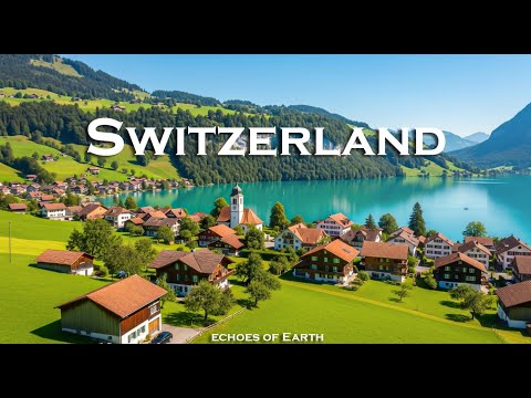 Switzerland 4K | Relaxing Nature Film in Switzerland | From Winter to Spring with Soothing Music