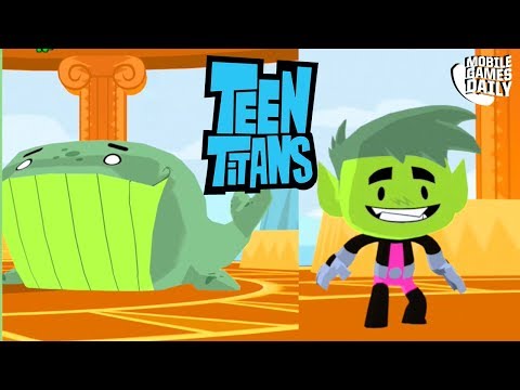 TEEN TITANS GO FIGURE (Teeny Titans 2) - Beast Boy Preview Gameplay (iOS Android)