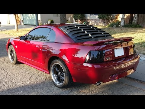 How To Install Rear Window Louvers 1994 - 2004 Mustang