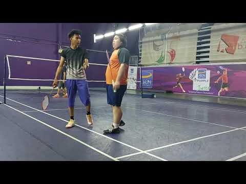 Badminton Muhibbah Double Sparring - Man CDK & Kimi Vs Lutfi & Irfan