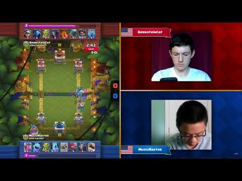 ‪BernsteinCat VS Musicmaster   2017 Clash Royale Crown Championship Fall NA Top 10 W2‬‏   YouTube