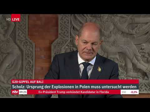 G20-Gipfel LIVE: Abschlussstatement von Bundeskanzler Olaf Scholz