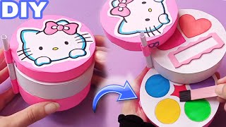 How to make paper Makeup kit at home | DIY makeup kit with paper | DIY Sanrio paper craft for school