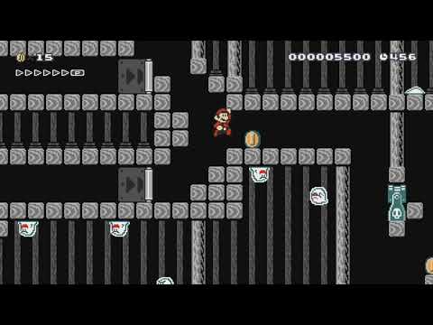 Flutter Boo's Misleading Mansion by Yosef - Super Mario Maker - No Commentary 1bq