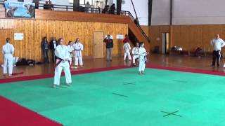 preview picture of video '20150321 - 7. Jarní přátelský turnaj karate - Humpolec - Kata - Navrátilová - 01'