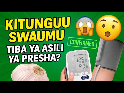 Jinsi Kitunguu Swahumu Kinavyoweza Kushusha Presha Yako Ya Damu  - Ushahidi Wa Kisayansi