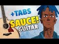 XXXTentacion - Sauce (Fingerstyle Guitar Cover with Tabs and Chords)