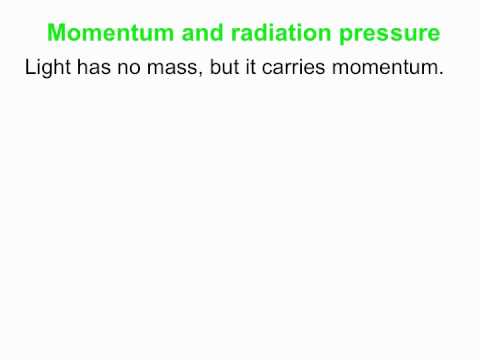 PY106 pre-class video for session 27 - Radiation pressure