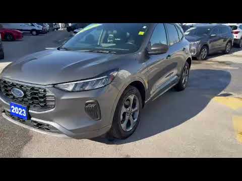 2023 Ford Escape ST-Line AWD in Gray for sale at Pine Tree Ford in Woodbridge, ON