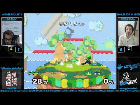 ▼ARCAMELEE 3 - WINNERS ROUND 2 - Jah Ridin' (Luigi) VS OPLON Mahie (Marth)