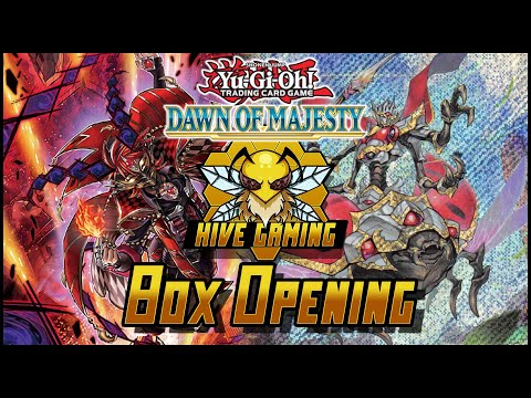 Yu-Gi-Oh! Dawn of Majesty Booster Box Opening | The Hive Gaming