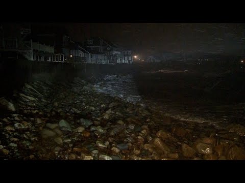 Nor'easter moving out but gusty winds remain