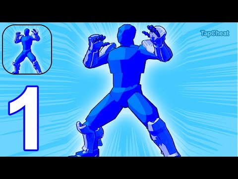 Gameplay Walkthrough Part 1 Tutorial All Levels 1-16 Draw Duel Fight (iOS, Android)