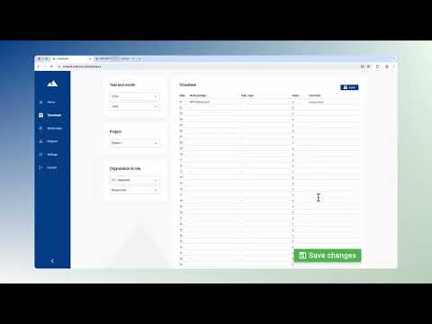 Erasmus Timesheets