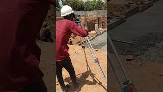 Machine Foundation PCC leveling  work using Dumpy level #civilsiteknowledge #civil #construction