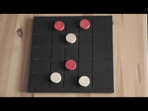 Neutreeko absztrakt játék - d3meeples