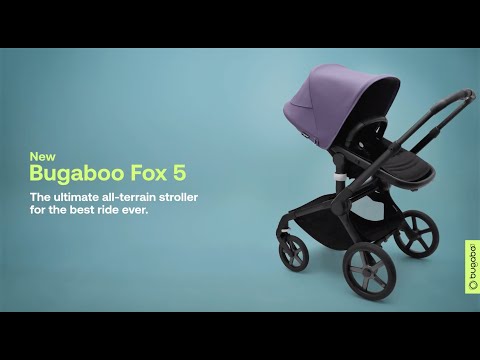 Bugaboo Fox 5 Grey Melange Детская Коляска 2в1 Графитовая рама + Kапюшон Misty White