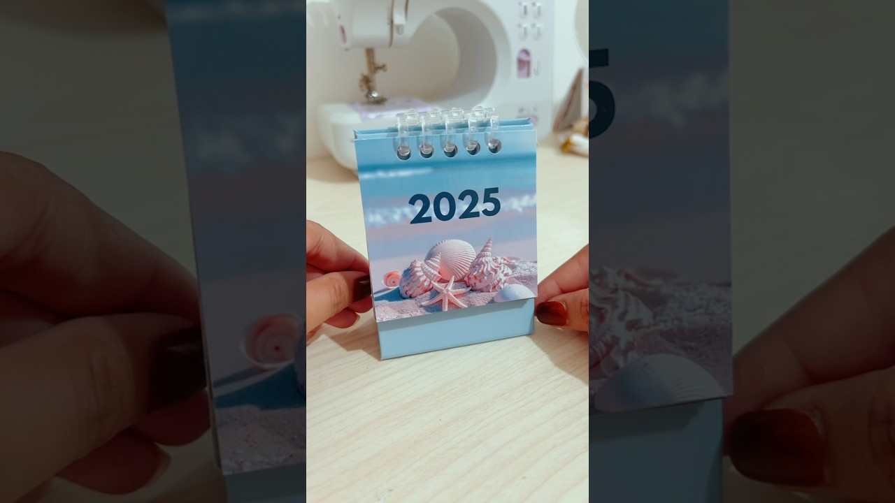 Cutesy Desk Calendar🩵🩵 #aesthetic #desk #calendar #cozy #2025