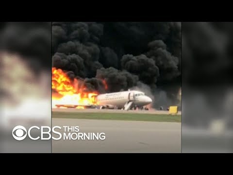 At least 41 people killed on Russian jet after fiery emergency landing in Moscow