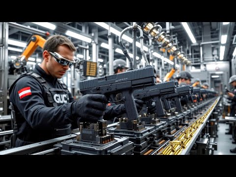 How GLOCK GUNS are REALLY MADE 🔥 | FACTORY PRODUCTION PROCESS 🏭