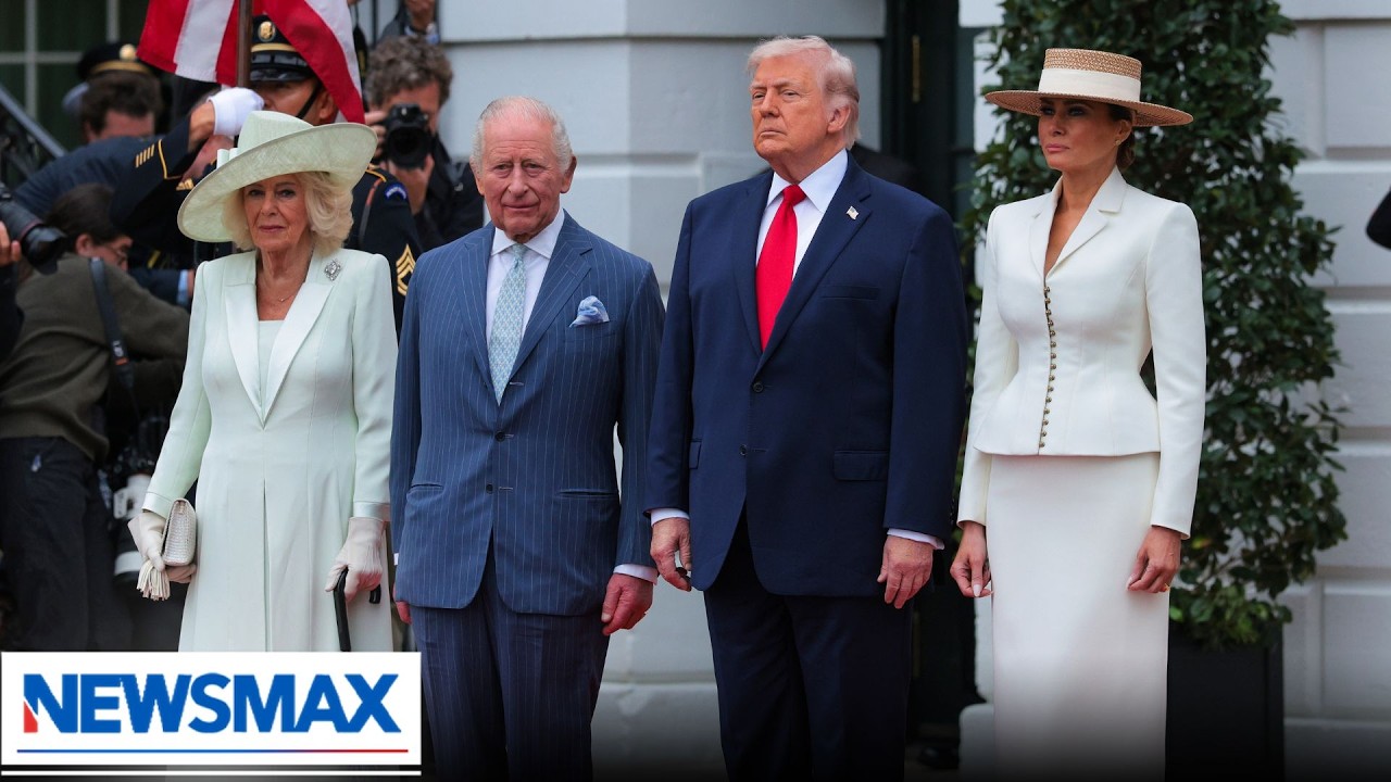 Formal welcome ceremony for King Charles III, Queen Camilla at White House