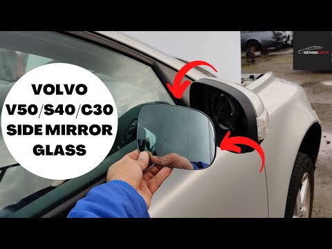 How to Remove Volvo V50/S40/C30 side view Mirror Glass