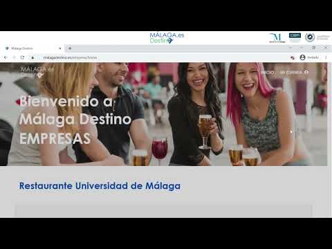 4 pildora formativa del programa Mlaga Destino: algunas opciones del apartado Mi Cuenta