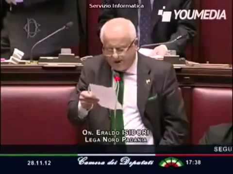 Intervento dell' On. Eraldo Isidori della Lega Nord alla Camera (28-11-12)