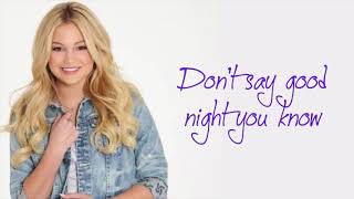 Had Me At Hello Lyrics ~ Olivia Holt