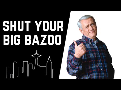 Martin Telling Frasier to Zip It