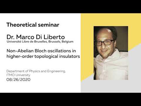 Non-Abelian Bloch oscillations in higher-order topological insulators | Dr. Marco Di Liberto