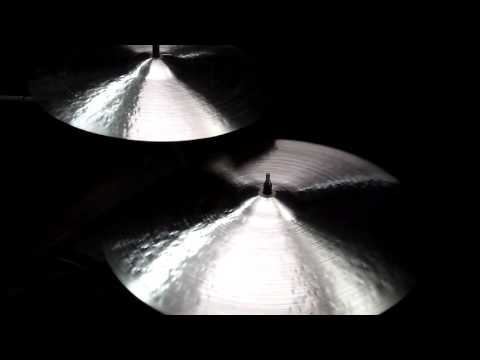 16 & 18 Crashes, 1092g & 1387g - Handcrafted cymbals by Craig Lauritsen