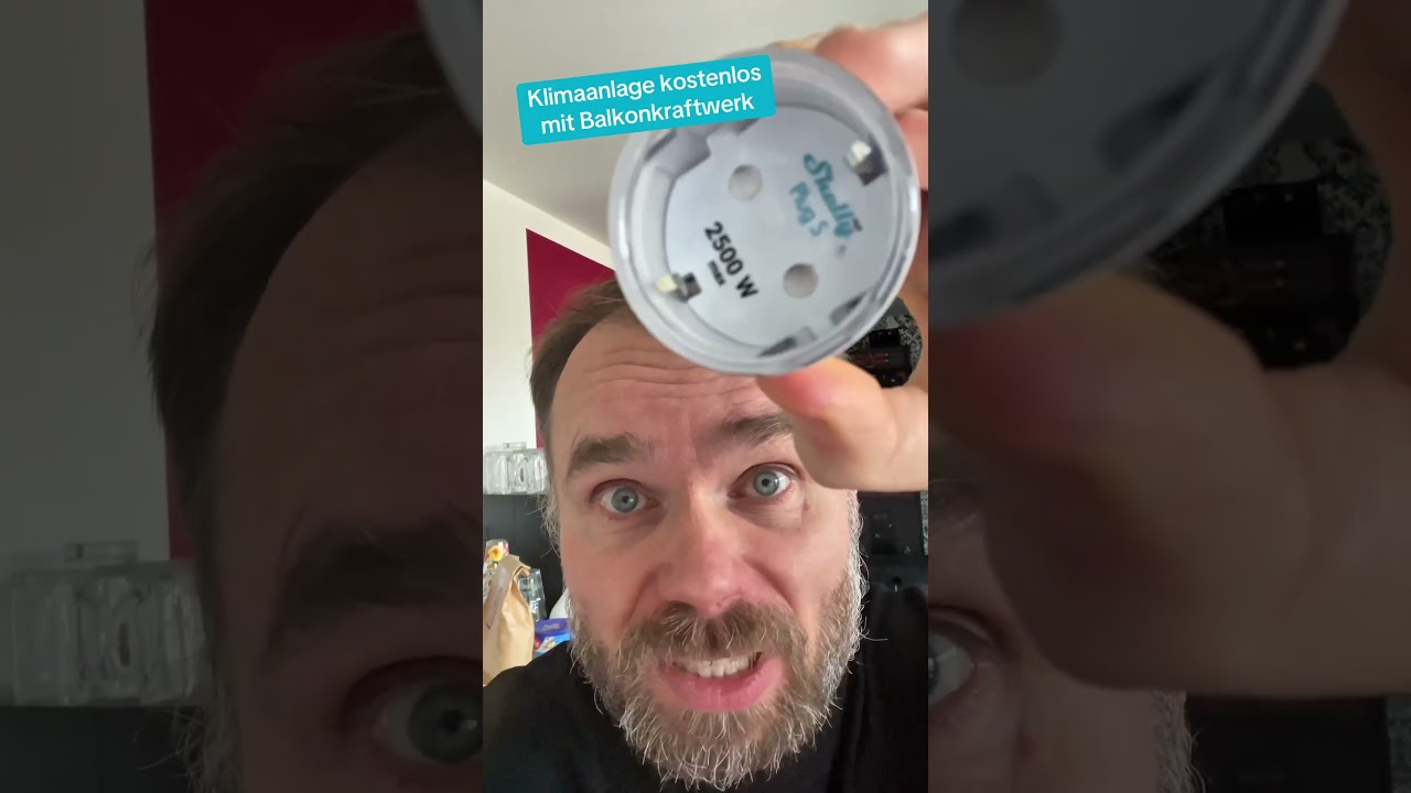 Klimaanlage und Homeassistant kostenlos mit einem Balkonkraftwerk laufen lassen #midea #portasplit