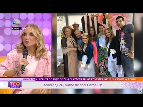 Teo Show - Camelia Sucu, amintiri din ziua nuntii! Tatal a ajutat-o sa-si faca rochia de visurilor!