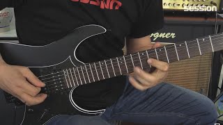 Video thumbnail for Ibanez RG350ZB-WK | session by session