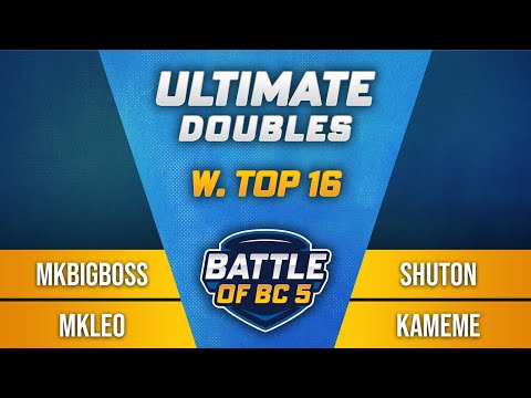 MKBigBoss / MkLeo vs Shuton / Kameme - Ultimate Doubles Winners Top 16 - Battle of BC 5