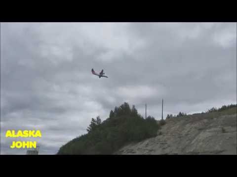 PLANE APPROACH POINT WORONZOF - Anchorage Alaska