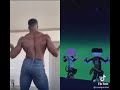 black guy dancing with roblox character