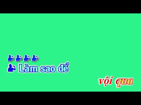 Con Đường Mưa - Karaoke Song ca - Có KNBQ - Hát chia sẻ cho vui