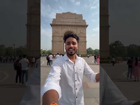 India Gate Tour | Delhi Travel Vlog #shortvideo